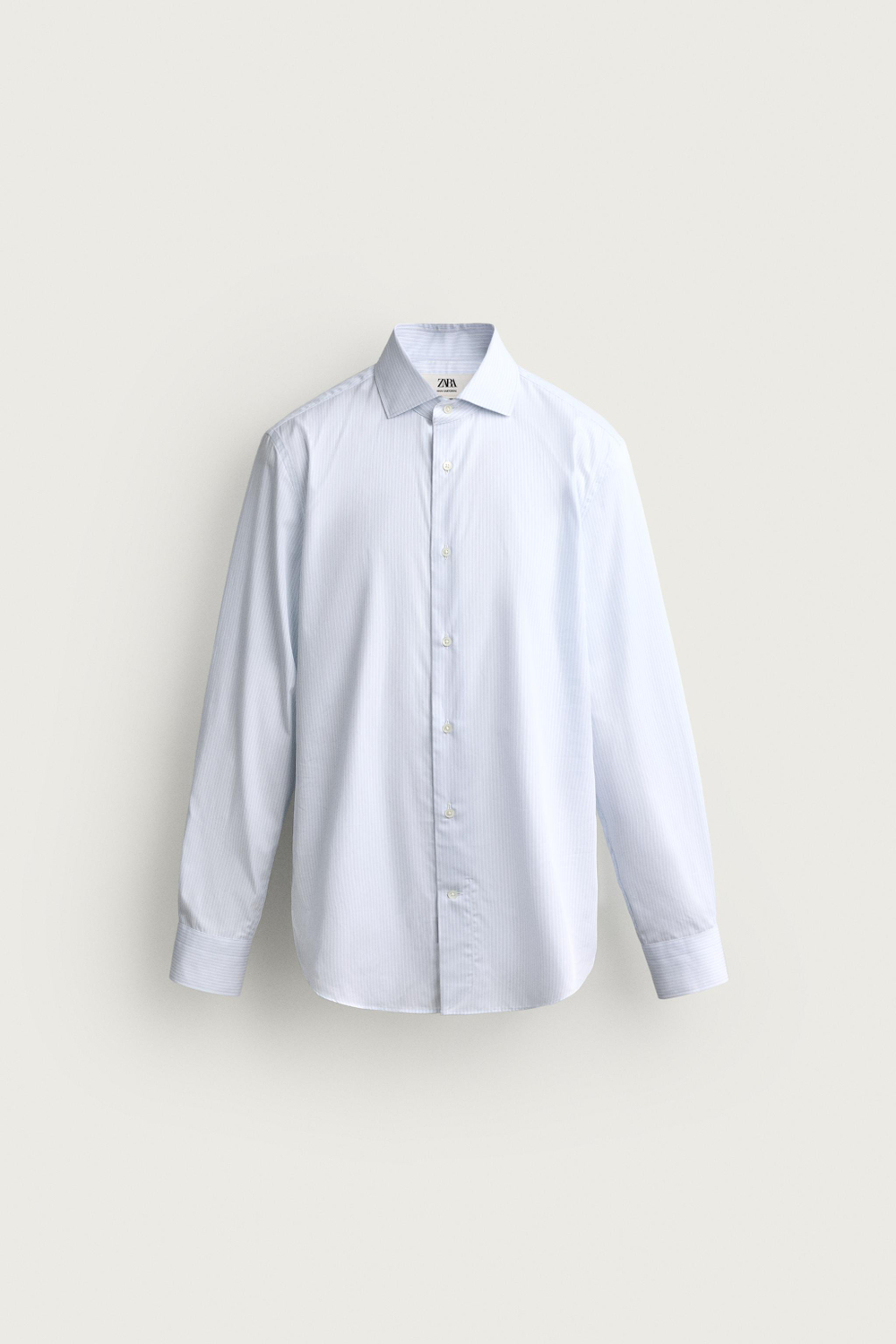 Рубашка Slim Fit в полоску — ZARA