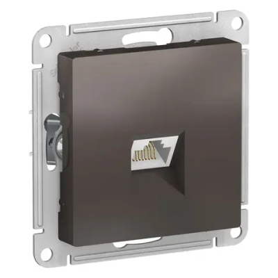 ATLASDESIGN РОЗЕТКА компьютерная RJ45 кат. 5e, механизм, МОККО