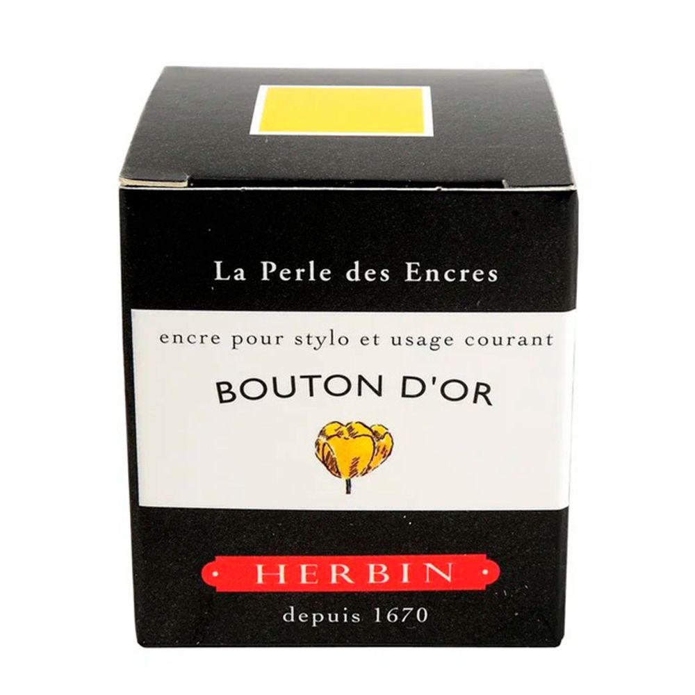Чернила во флаконе Herbin 30 мл Bouton d'or желтые (13053T) 2