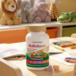 NaturesPlus, Animal Parade® Gold, жевательные мультивитамины для детей, со вкусом вишни, винограда и апельсина, 120 таблеток в форме животных