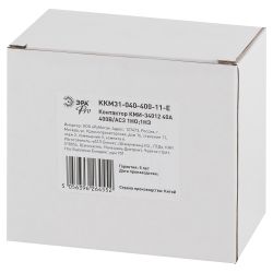 Контактор ЭРА PRO KKM31-040-400-11-E КМИ-34012 40А 400В/АС3 1НО;1НЗ | Электротовары