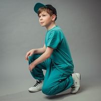 Джоггеры "Bb team" Аквамарин подростковые облегченные