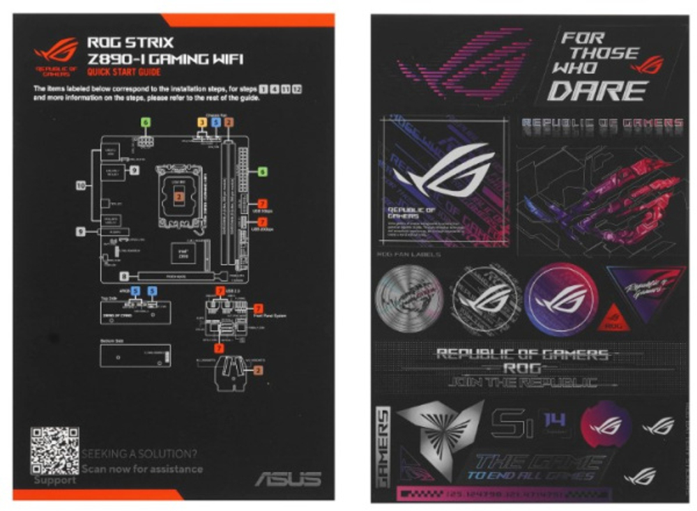 Материнская плата mini-ITX ASUS ROG STRIX Z890-I GAMING WIFI
