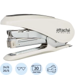 Степлер Attache (Attache Selection) MSW2430 до 30 листов белый (скобы № 24/6, 26/6, с антистеплером, энергосберегающий)