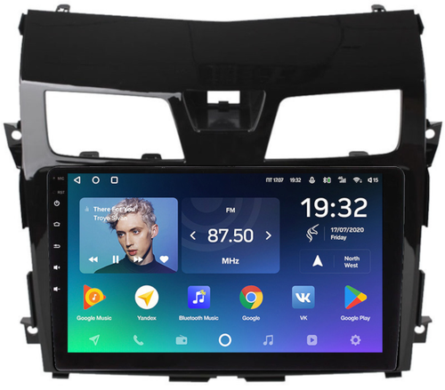 Магнитола для Nissan Teana 2014-2016 (L33) - Teyes CC2 PLUS монитор 10.1" QLED, Android 10, Быстрая, SIM-слот
