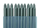 Биты PH2x75мм, сталь crv, С МАГНИТН. НАКОНЕЧНИКОМ,10 шт. В пластик.кейсе Sturm! — фото 1
