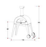 Печь для пиццы на дровах ALFA PIZZA Ciao