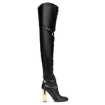 FENDI Over the knee Boots Women"s Black