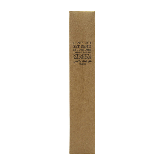 Зубной набор "Eco Kraft" (Щетка 18 см + зубная паста Ame в тубе 5 гр) картонная коробка