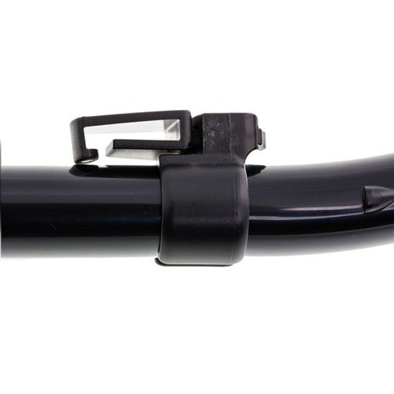 Трубка Marlin Dry Max Black/Orange Прямая гофра
