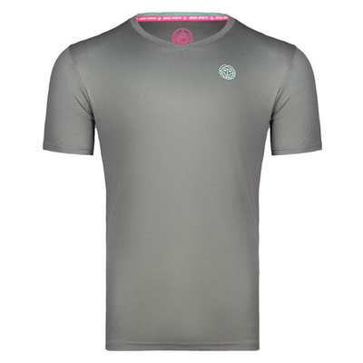 Мужское теннисное поло BIDI BADU Ted Tech T-Shirt Men - Grey, Mint