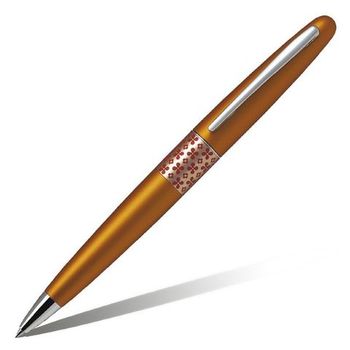 Шариковая ручка Pilot MR Retro Pop оранжево-золотой металлик 1мм (BP-MR3-M-FL)