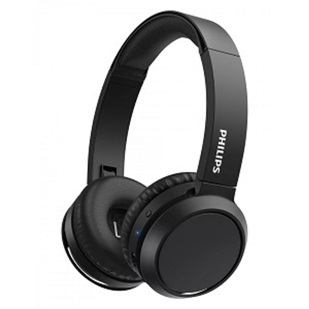 Беспроводные наушники Philips TAH4205, складные, RGB-подсветка, черный (TAH4205BK)
