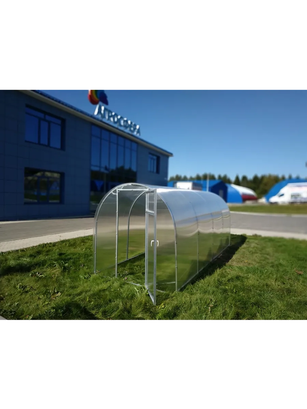 Теплица Агросфера-Мини 1,64х8м из трубы 20х20 мм, шаг 1 м