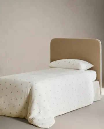ZARA HOME ДЕТСКИЙ ПОДОДЕЯЛЬНИК С ПРИНТОМ "СЛОН", СЕРЫЙ