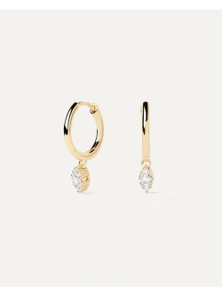Серьги Emi Hoops Золото 750 пробы