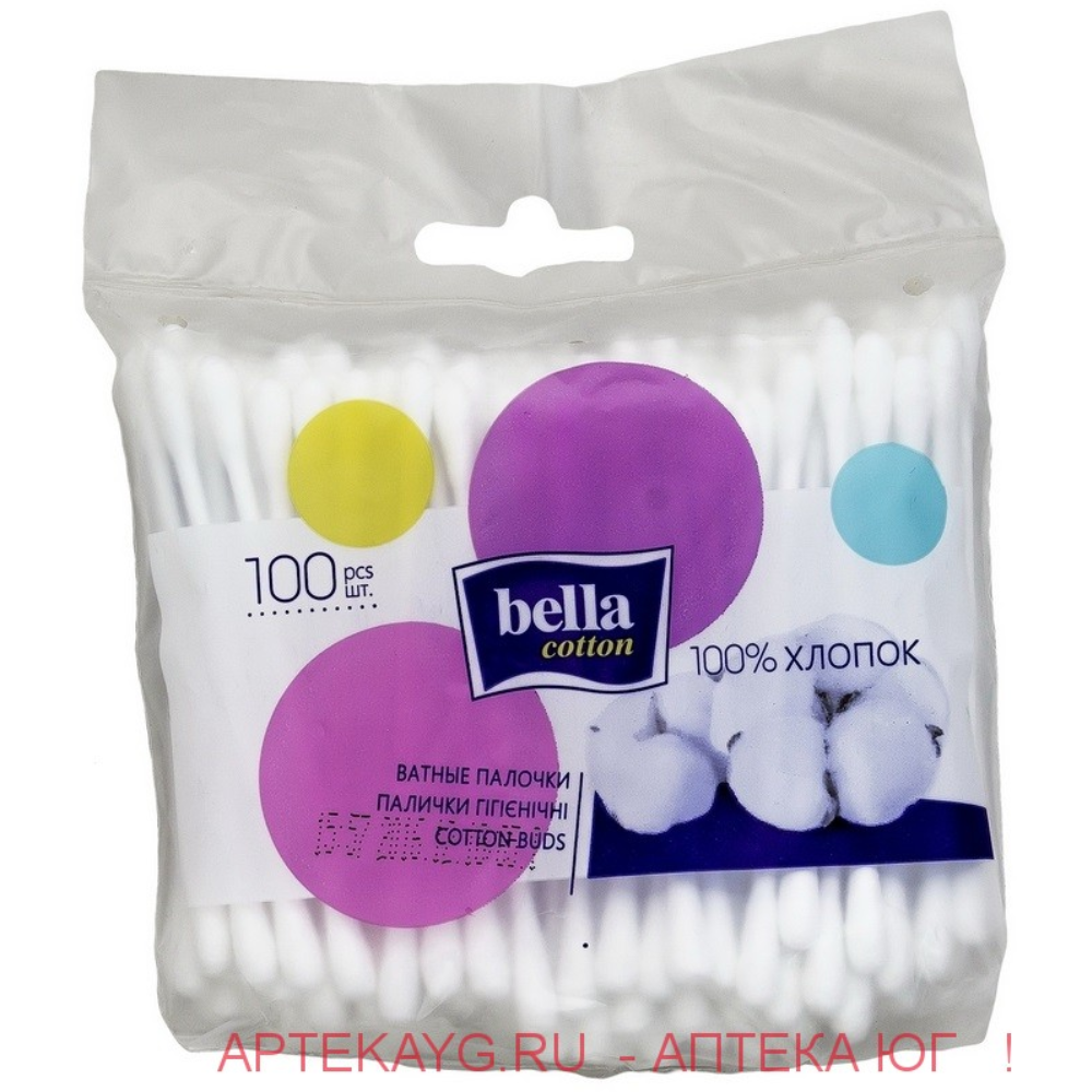 Ватные палочки Bella Cotton 100 шт