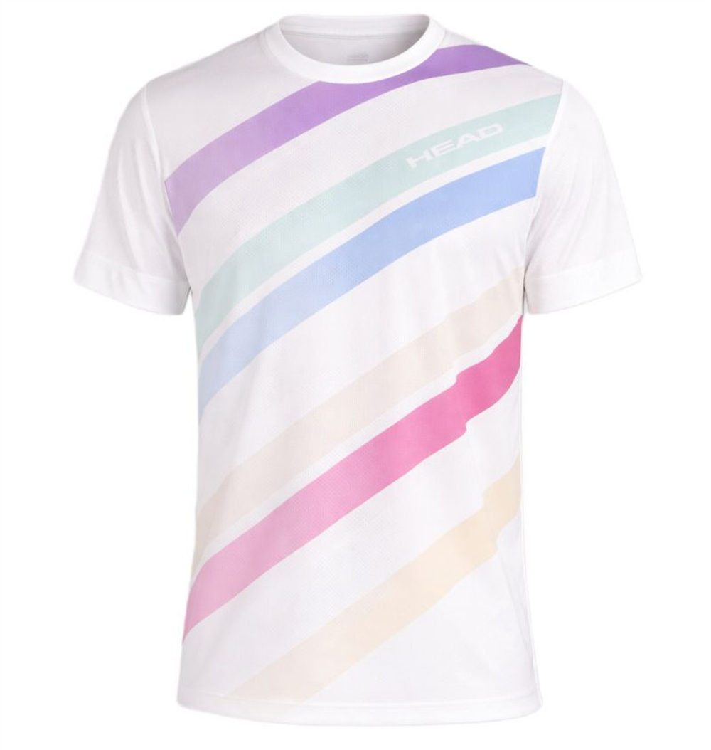 Теннисная футболка Head Pro - white/print