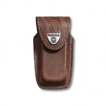 Чехол Victorinox для 91мм толщина 5-8 ур кожа коричневый (4.0535)