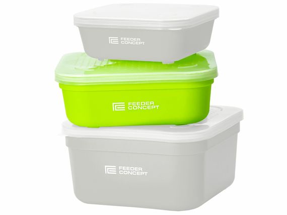 Коробка рыболовная для наживки с крышкой FC FEEDER BAIT BOX р.M