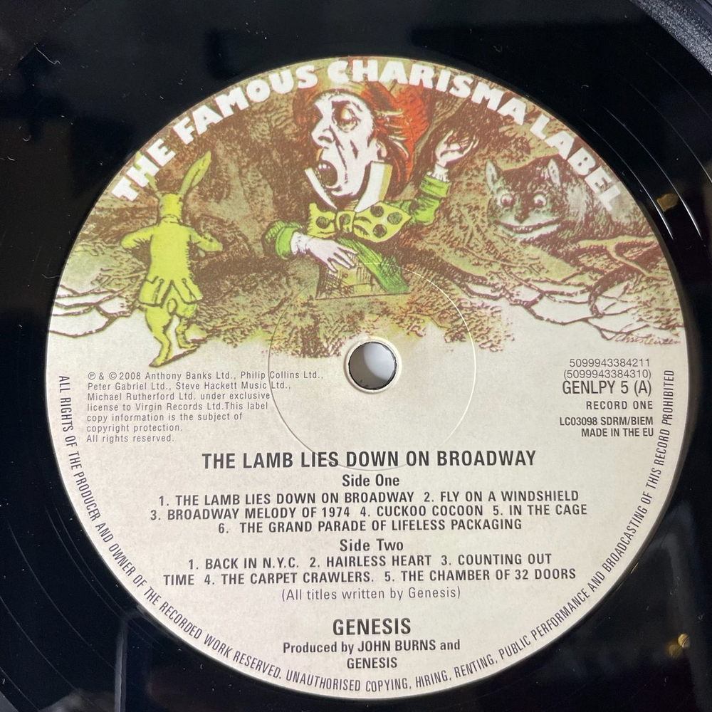Виниловая пластинка LP Genesis The Lamb Lies Down On Broadway (EU 2013)