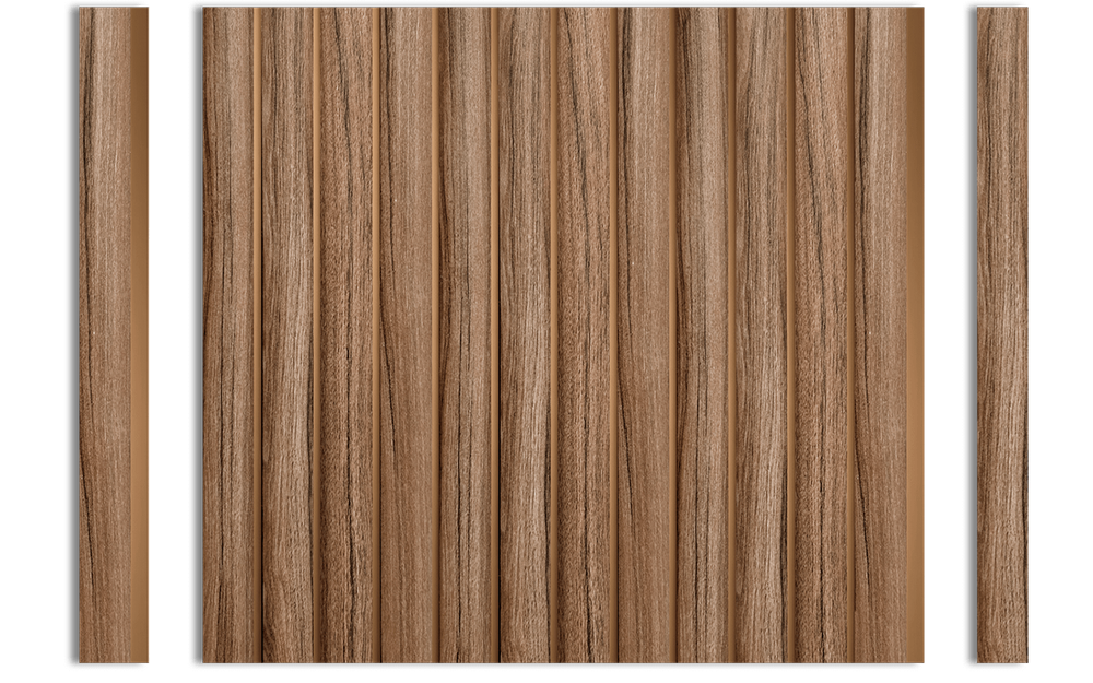 Стеновая панель HiWood декорированная, 270x12 см