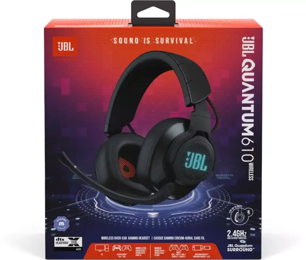 Проводная игровая гарнитура JBL Quantum 610 Black - 7