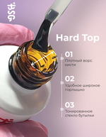 BSG Завершающий топ для ногтей Hard Top жесткий, без липкого слоя (20 мл)