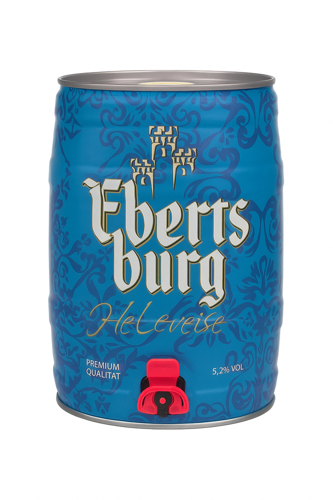 Пиво Эбертсбург Хефевайцен / Ebertsburg Hefeweizen 5л - бочонок