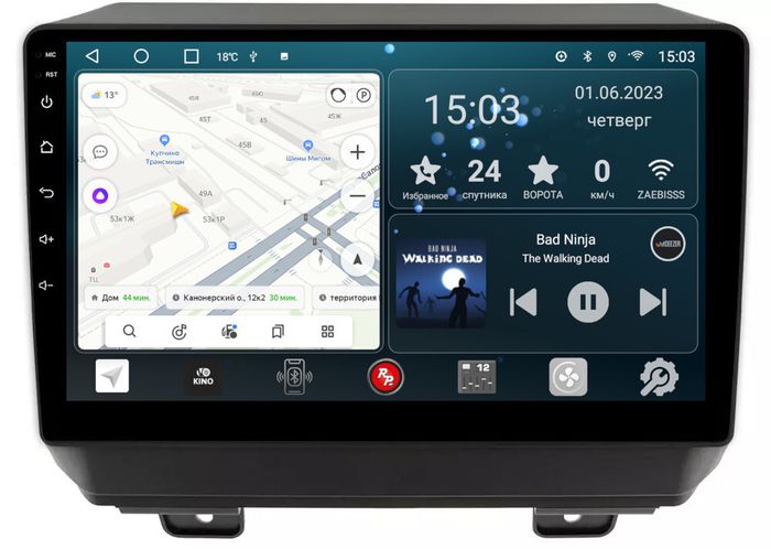 Магнитола для Jeep Wrangler 2018+ - Redpower 272 Android 10, Быстрая, CarPlay, SIM-слот