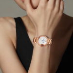 CARTIER Blue Balloon Collection Automatic Mechanical Movement 30m Water Resistance Unisex Watch 33mm Gold Dial