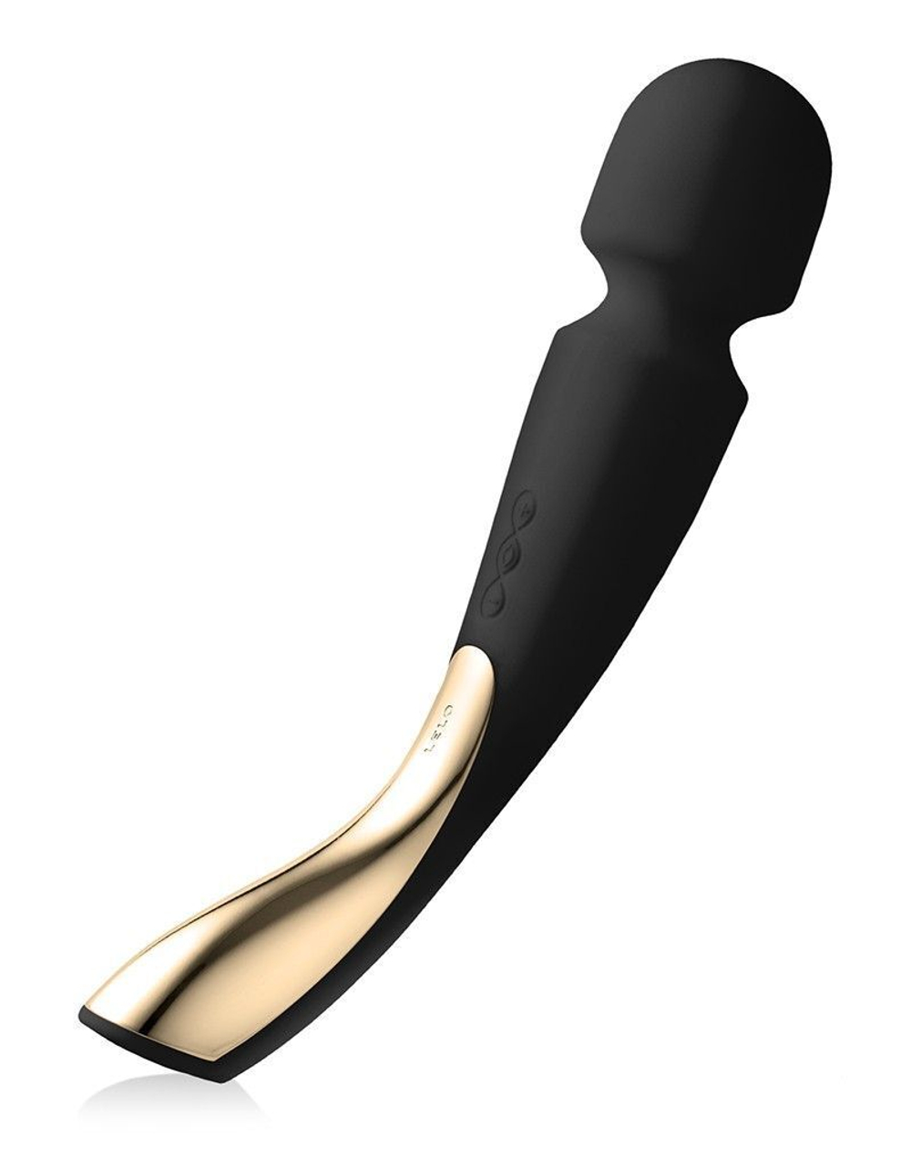 Черный вибромассажёр Lelo Smart Wand 2 Large - 30,4 см. (Цвет: черный)
