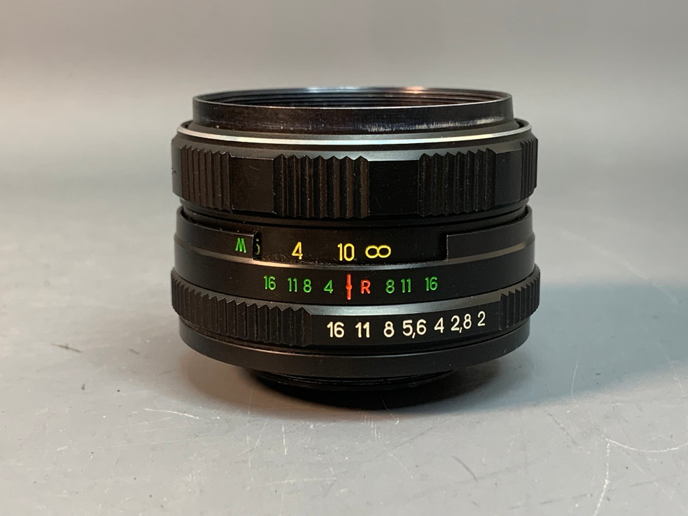 Zenit 122 + MC Helios-44M-6 царапки на передней линзе
