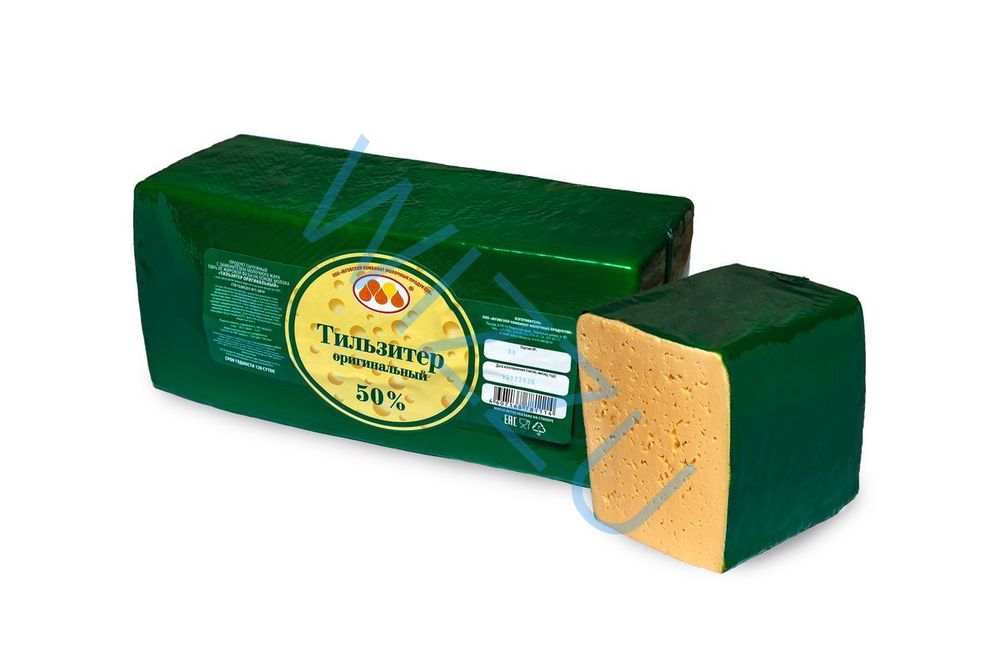 Продукт сычужный с змж Тельзитер 50% брус. ТМ Roshni