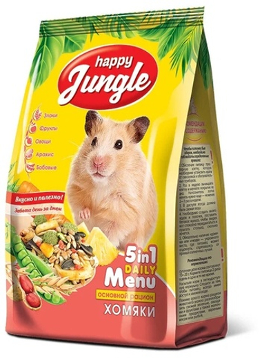 Happy Jungle корм д/хом 400 г