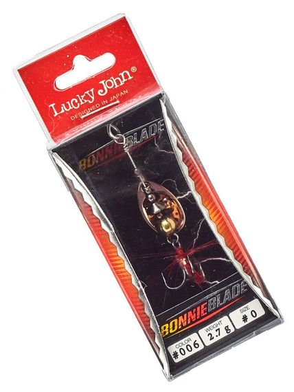 Блесна вращающаяся Lucky John BONNIE BLADE 00 02.7г 006 в блистере