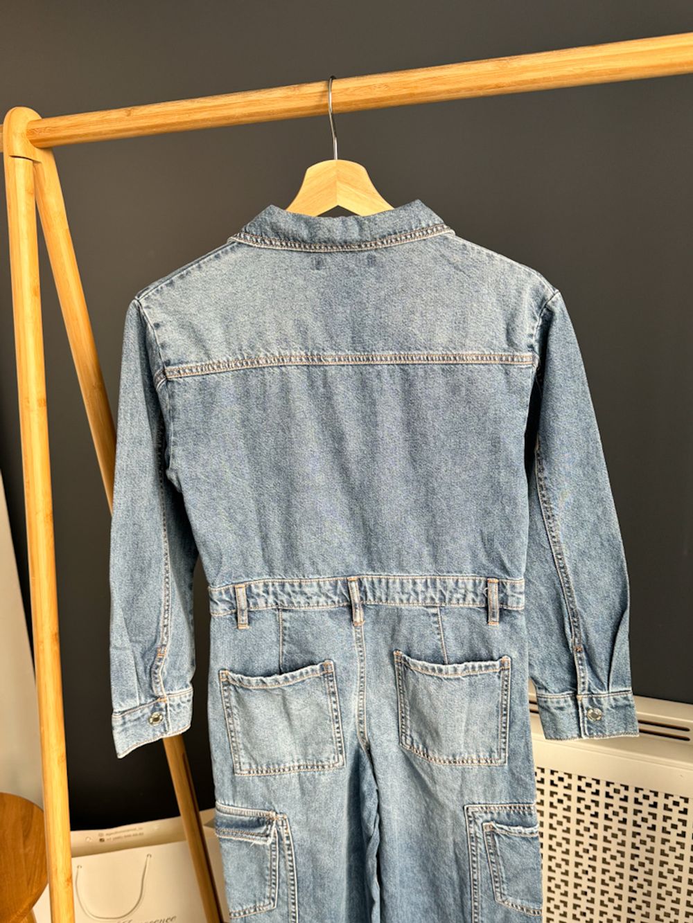 Новый джинсовый комбинезон Zara, 152