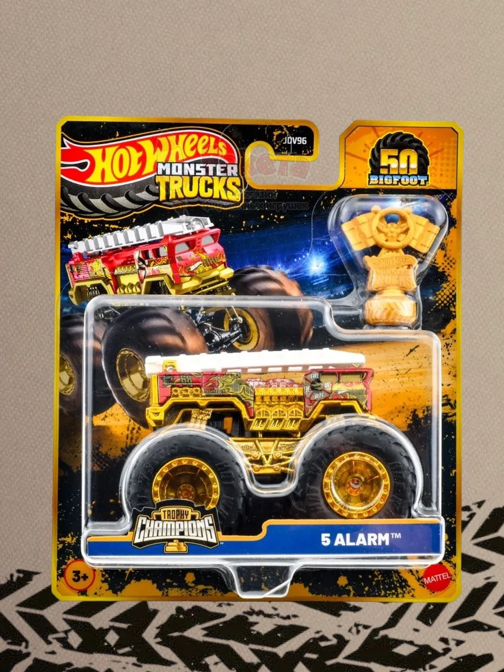 Машинка Monster Trucks Хот Вилс 5 Alarm JDV96 JDW00