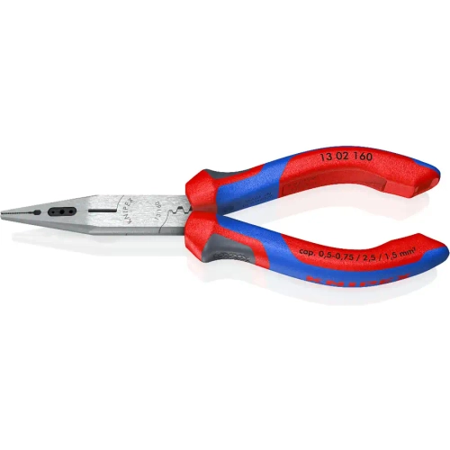 Плоскогубцы для монтажа проводов черненые 160 мм Knipex 13 02 160