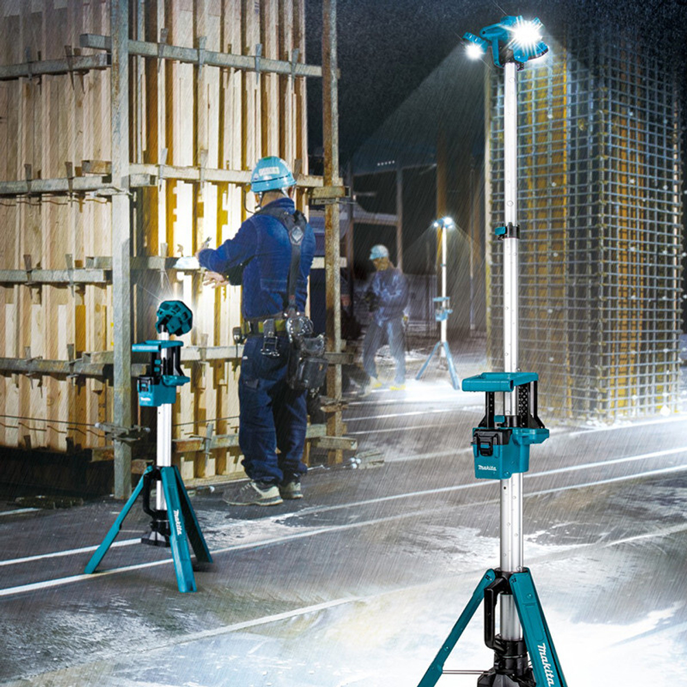 Строительный фонарь на треноге Makita RUADML814