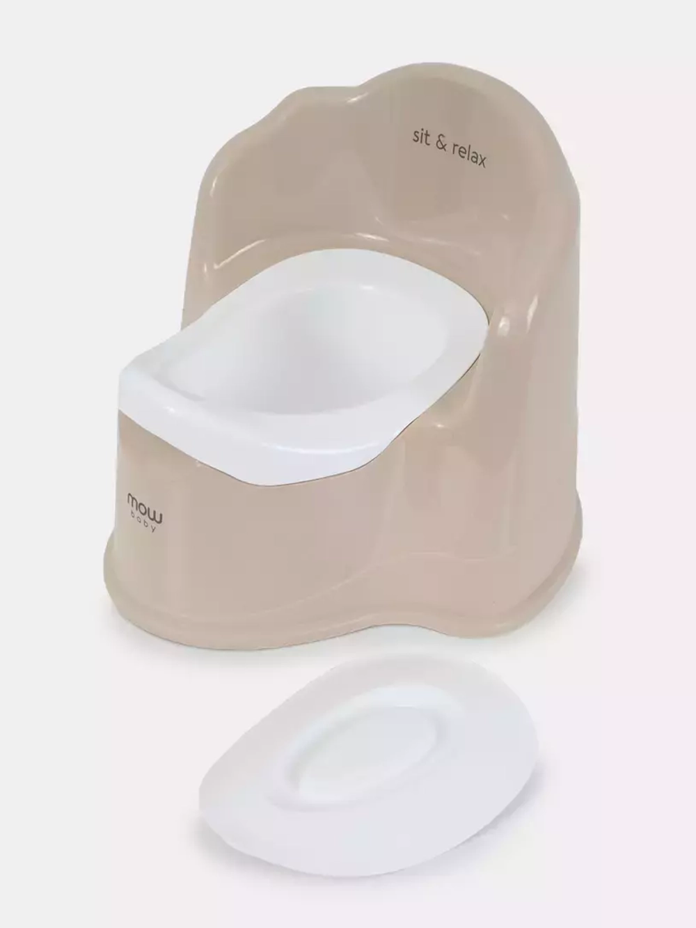 Горшок детский MOW baby "Potty" (бежевый)