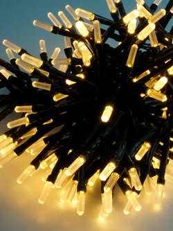 Гирлянда светодиодная "ФЕЙЕРВЕРК", 5 мм., 500 LED, желтый., 5м, 8 режимов MAG-G078-500