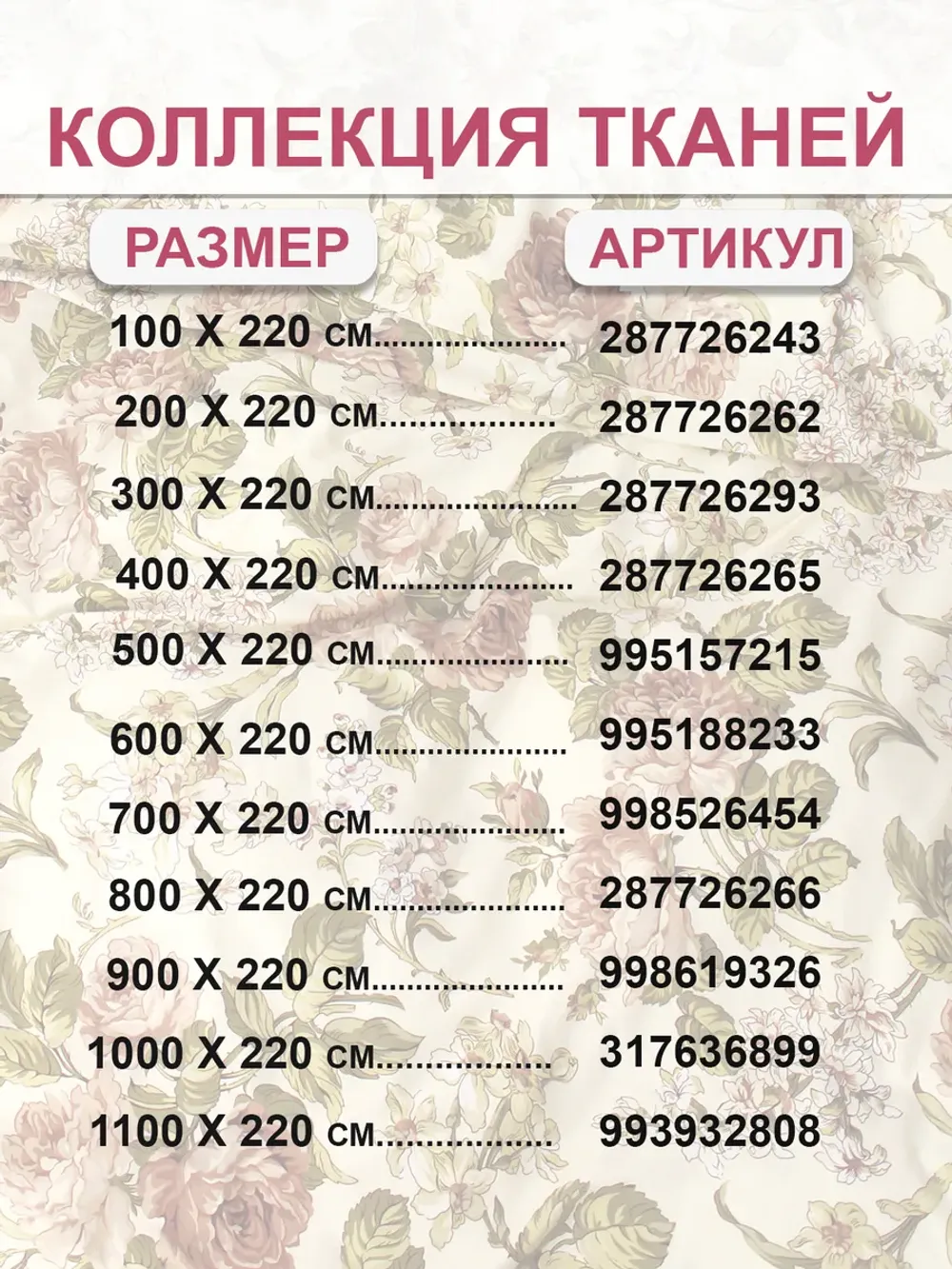 Ткань для пошива постельного белья, отрез 7м х 2,2м