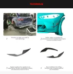 Карбоновые передние канарды для BMW M3 G80 / M4 G82 2020+ БМВ