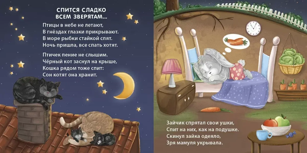 Сонная книжка для моей малышки. Книжки-картонки