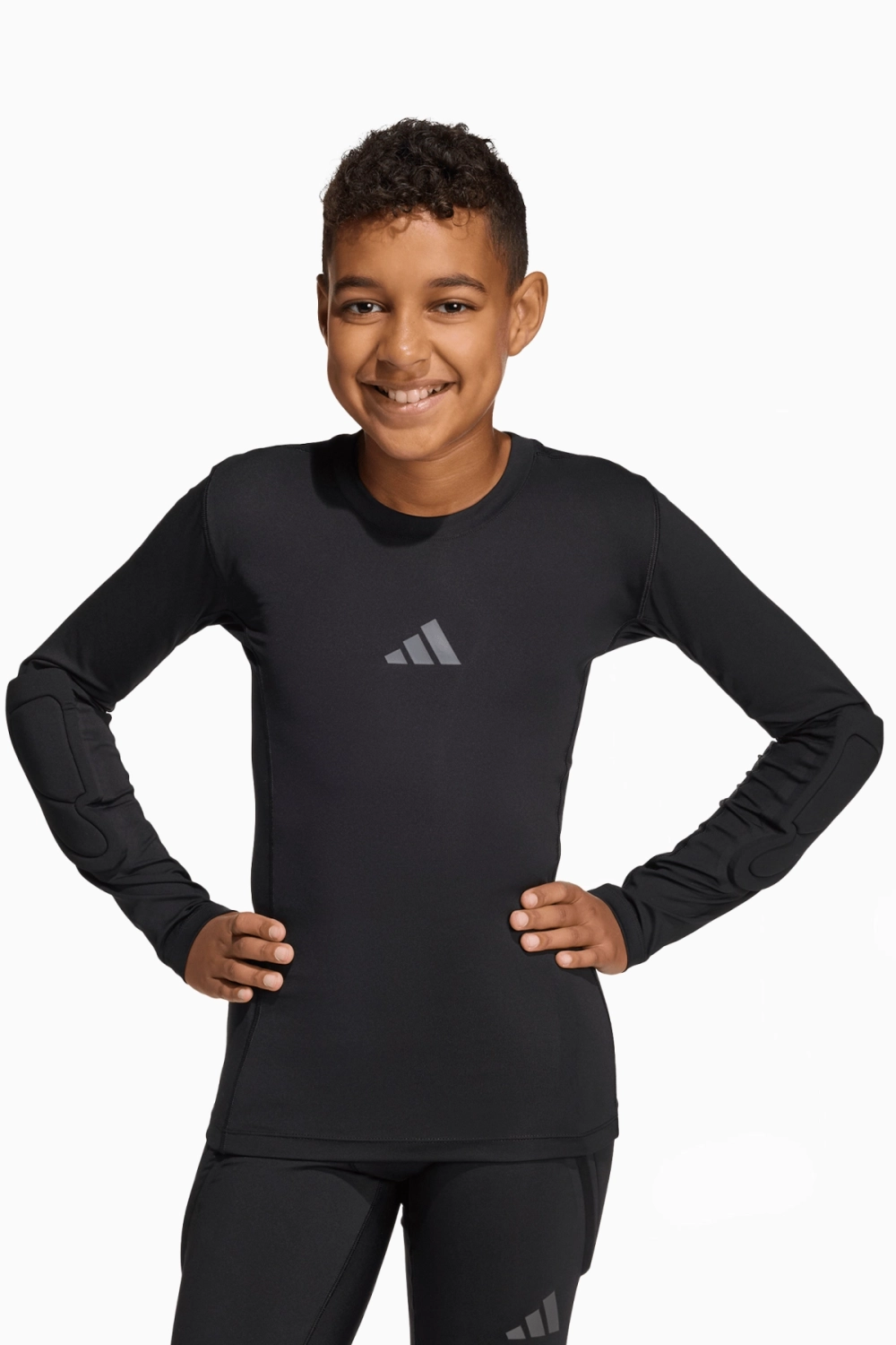 Термофутболка adidas Goalkeeper Junior - черный