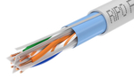 Витая пара FTP 4 CAT6 23AWG CCA Ripo, упк.50м., (КСВПВэ -6 4*2*0.57), серый