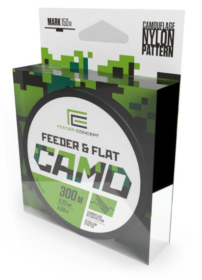 Леска монофильная Feeder Concept FEEDER &amp; FLAT Camo 300/022