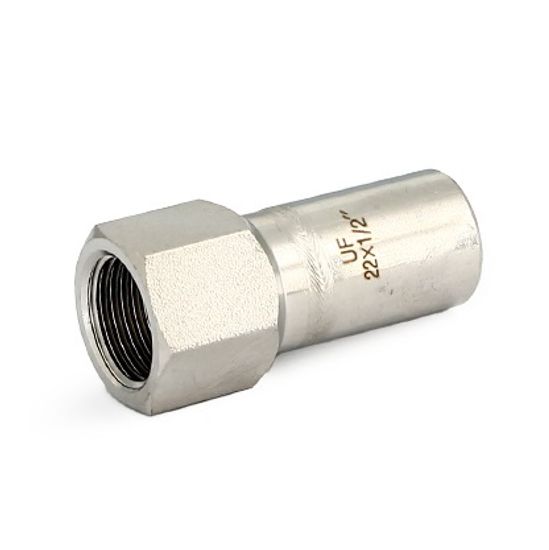 Вставка пресс Uni-Fitt 15 x 3/4" ВР с внутренней резьбой из нержавеющей стали 776S1530