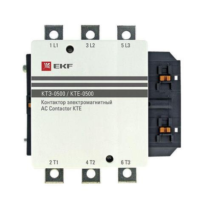 Контактор КТЭ 500А кат. 380В AC 1НО EKF ctr-b-500-380